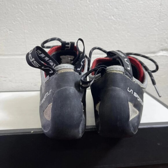 La Sportiva Tarantulace Grey Black Leather Climbing Shoes Lace up Mens 8 US/7 UK main image 8